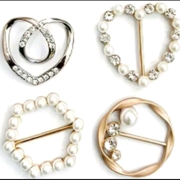 9 Piece Top and Clips Shirt Outfit Christian White Brown Green Print T-shirt - Picture 3 of 9